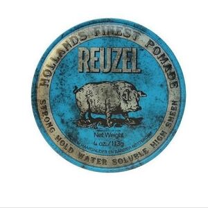 Reuzel Blue Pomade Strong Hold 4 oz| MENS Styling Product| 4oz | NEW
